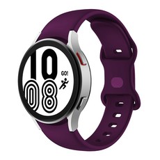 스페이스쉴드 스마트워치 날개형 익스트림 스포츠 버튼 실리콘 밴드 스트랩 20mm, 다크퍼플