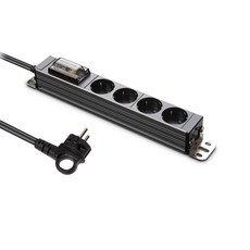 Hyundai Electric 伺服器用 鋁製高容量延長線 4孔 HDSVAL-GN45T, 5m, 鈦灰色, 1個