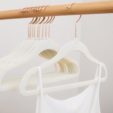 Franconde 優質防滑衣架 30cm, 米色, 30個