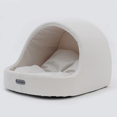 改過遷善 寵物卡索圓形屋 中型, 淺象牙色, 1個