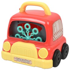 汽車造型自動泡泡機 固定式泡泡槍 + 泡泡液 + 濃縮液, 紅色, 1套