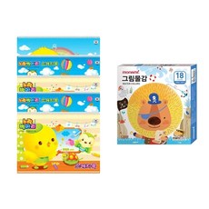 黃色小雞素描本 5入 + Monami Monijou 水彩顏料 6ml 18色 文具組, 隨機出貨(素描本), 男款(水彩顏料), 1套