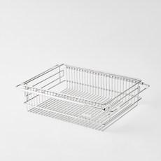 한샘 클리어 스텐 싱크 바스켓, 1단, 실버, 1개