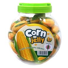 玉米造型風味軟糖 40顆入, 720g, 1桶