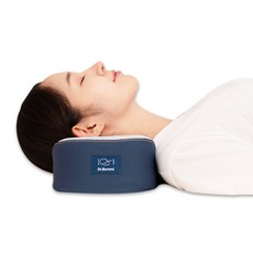 Dr.Baremi 記憶棉頸椎枕, 1個, 深藍 + 白色