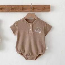 Salute 嬰幼兒奶油小熊連身衣