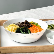 Bacile Mayreel冷麵碗, 1個, 白色