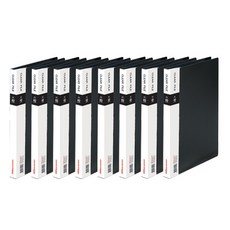 Office DEPOT 40個索引清除文件, 黑色的, 8個