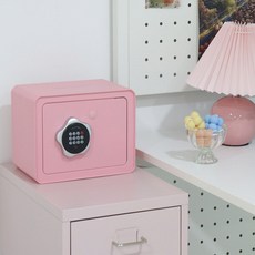 ARTEX CORP 粉彩迷你保險箱, 粉紅色