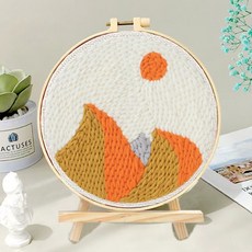 DaySoy 藝術課 感性戳戳繡 針織 DIY 套組, 1個, NO 21