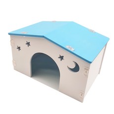 組裝式PVC躲藏處, 藍色, 1個