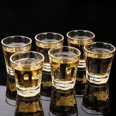 프렌치마르스 팔각 클래식 소주잔 MMM2700 45ml, 투명, 6개