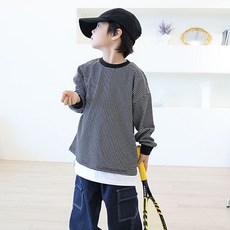 sonyun market 兒童Frank風格寬鬆羅紋T恤