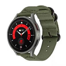 LuA lovel Galaxy Watch 相容 NATO 錶帶 運動錶帶, 卡其色