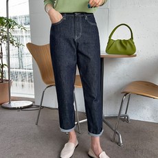 Chic Fox 女款不褪色牛仔哈倫長褲