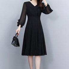 POPLARNC 女款 Erica 大尺碼連身裙 P25FOPS072205, 黑色