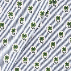 르우홈 대폭 20수 면 패브릭 원단 행운, 블루, 1개