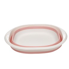 Itemtrade 摺疊式PP碗盆 01 粉紅色, 1個