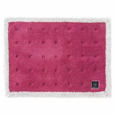 日本 oka 乾度良好 吸水速乾地墊 AG+ CLEAN FOOT, 桃紅色