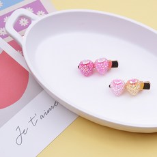 HAIRBOW 女童迷你 Bebe 草莓髮夾