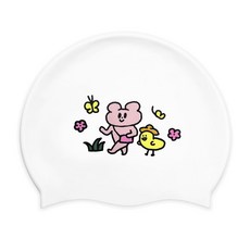 Moa Sports 矽膠泳帽, 晴天, 1個