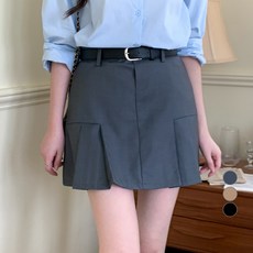 Better Sweet 腰帶百褶迷你裙