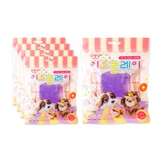 이오 유아용 클레이 5p, 보라, 50g