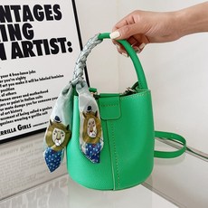 Merry Makers Merry Kit 迷你水桶包DIY套餐 皮包製作套組, 綠色, 1組