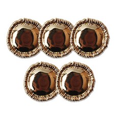 高級大衣開襟衫金屬鈕扣 Basis 23mm, 金色, 5個