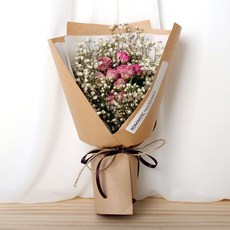 ROMANTIC NOVEMBER 乾花扎娜玫瑰白霧花束工藝, 混色