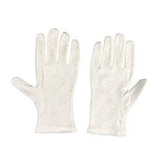 純棉手套 輕薄透氣 工作手套 家用清潔手套 防汙手套, 3雙, 1組, 白色