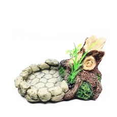 marketpia 爬蟲類小屋飲水餵食碗 07 GD009, 混色, 1個