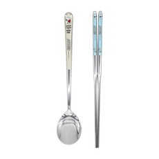 LILFANT 史努比印花不鏽鋼餐具組 SN6934, 混色, 湯匙+筷子