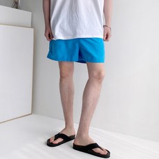 MEOSIDDA 素色梭織游泳短褲