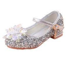 BEBEMARU 女童亮片寶石跟鞋 0549