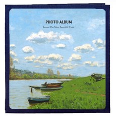 Allode 珍藏藝術回憶 自黏式相簿, 40張, 10 小船 黑色