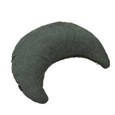 Marvellous 混紡半月形抱枕 含枕芯, 綠色