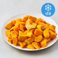 무농약 인증 단호박 죽용 (냉동), 1개, 500g
