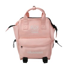 JH Company 側邊束口袋後背包, 粉色