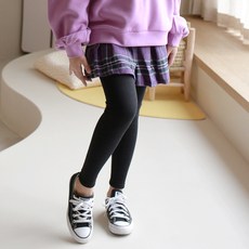 제이키드 女大童格紋貂絨內刷毛裙褲