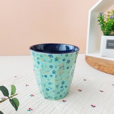 rice 幼兒印花水杯 M號, 1入, Mint Flower