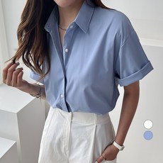 2nd Ground 女款基本短袖襯衫