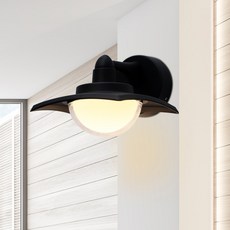 Meliving DS Tetsuma 壁燈 LED10W 低頻閃, 黑色 + 燈泡色