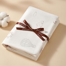 유아용 크림 컽싸개 블랭킷 이불, 열기구