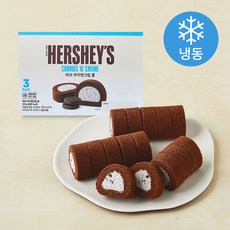 허쉬 쿠키앤크림 롤 3개입 (냉동), 315g, 1개
