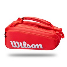 윌슨 배드민턴 테니스겸용 가방 슈퍼투어 6PK WR8010701001, 혼합색상, 1개