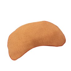 친환경편백아트 프리미엄 편백 미니 큐브칩 클래식 반달 베개, 황토, 1개