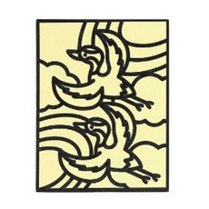 minhwashop 民畫燙金藝術貼紙, 20個, 鶴