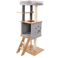 몬스펫 우드 프레임 고급 캣타워 C, 1개
