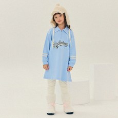 OWLEYBARN 女孩 Laura 半拉鍊拉絨連身裙